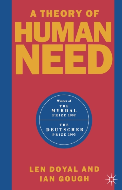 A Theory of Human Need, Paperback / softback Book