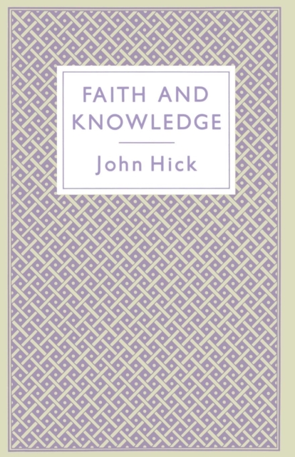 Faith and Knowledge, Paperback / softback Book