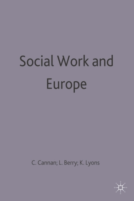 Social Work and Europe, Paperback / softback Book