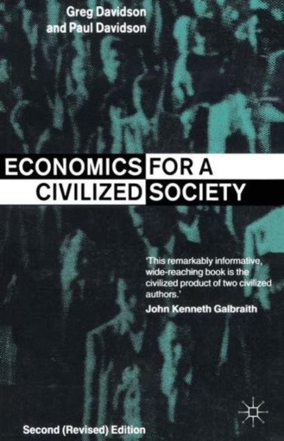 Economics for a Civilized Society, Paperback / softback Book