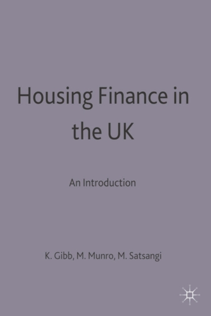 Housing Finance in the UK : An Introduction, Paperback / softback Book