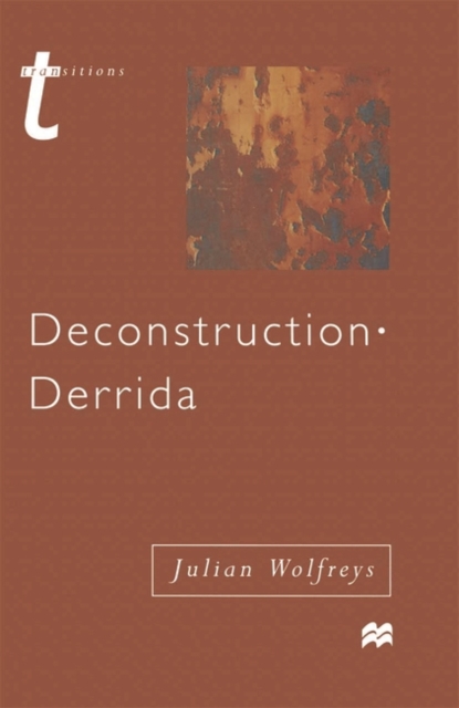 Deconstruction - Derrida, Hardback Book