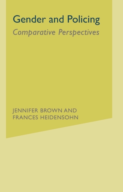 Gender and Policing : Comparative Perspectives, Hardback Book