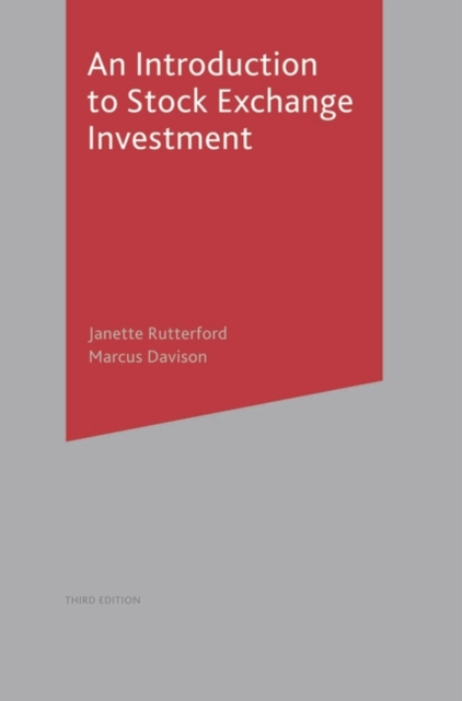 An Introduction to Stock Exchange Investment, Paperback / softback Book