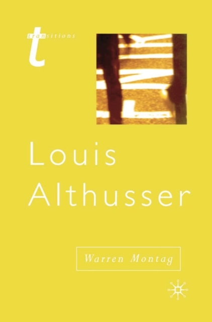 Louis Althusser, Paperback / softback Book