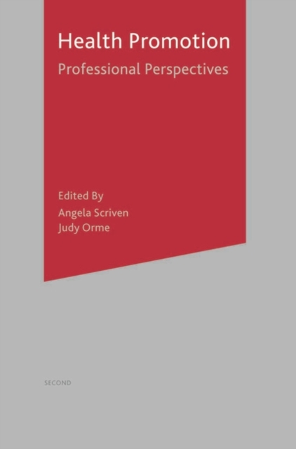 Health Promotion : Professional Perspectives, Paperback / softback Book