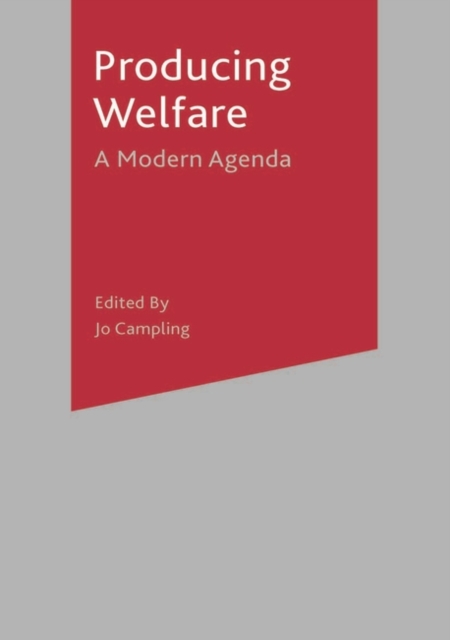 Producing Welfare : A Modern Agenda, Paperback / softback Book