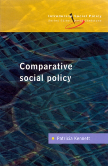 COMPARATIVE SOCIAL POLICY, Paperback / softback Book