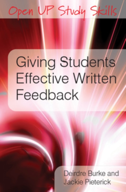 Giving Students Effective Written Feedback, Paperback / softback Book