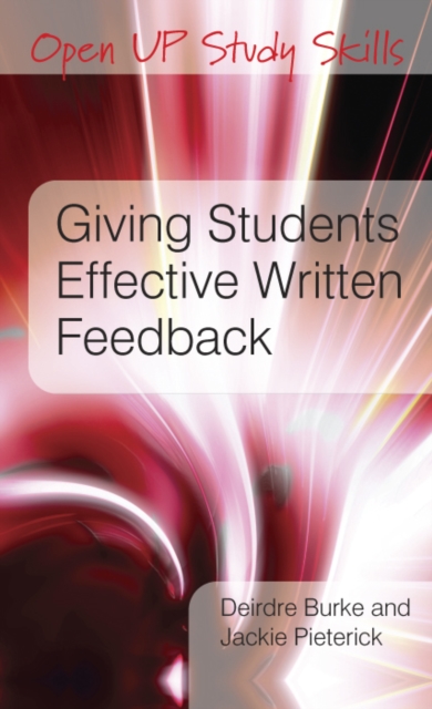 Giving Students Effective Written Feedback, PDF eBook