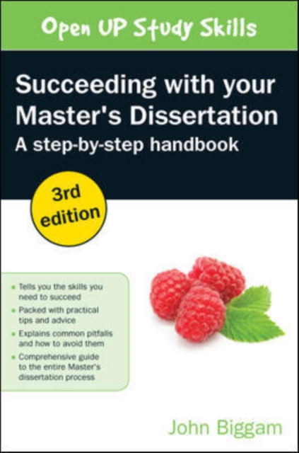 Succeeding with your Master's Dissertation: A Step-by-Step Handbook, Paperback / softback Book
