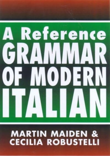 REF GRAMMAR MODERN ITALIAN, Hardback Book