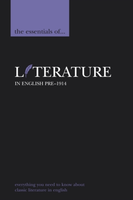 The Essentials of Literature in English, pre-1914, Paperback / softback Book