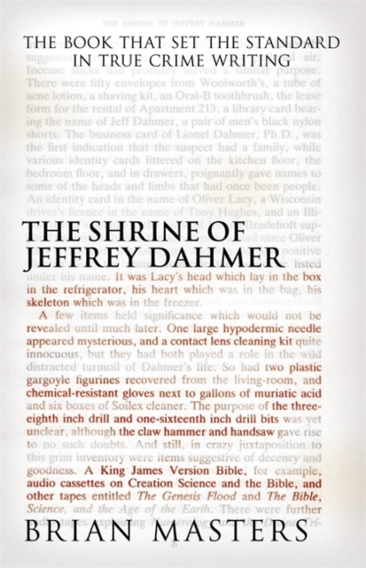 The Shrine of Jeffrey Dahmer, Paperback / softback Book