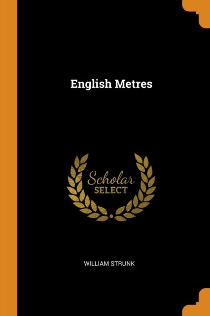 English Metres, Paperback / softback Book