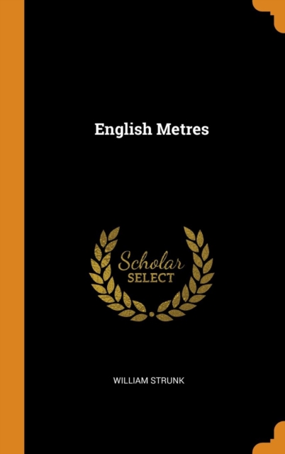 English Metres, Hardback Book