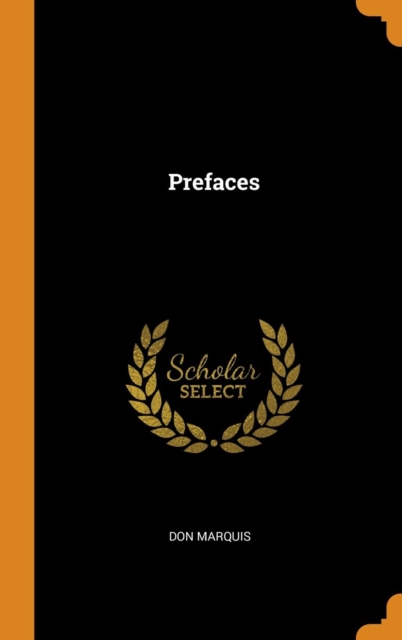 Prefaces, Hardback Book