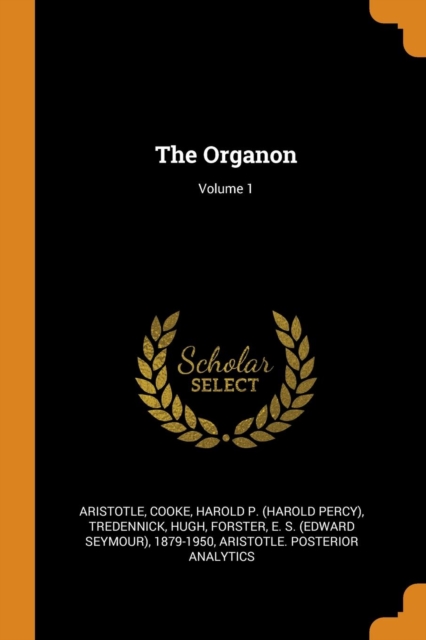 The Organon; Volume 1, Paperback / softback Book