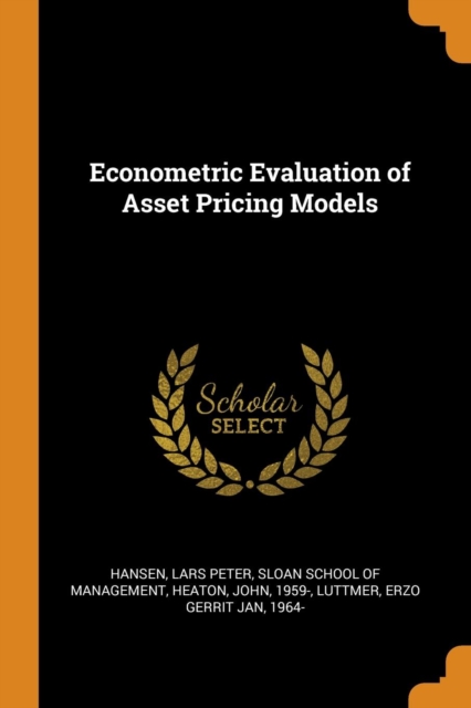 Econometric Evaluation of Asset Pricing Models, Paperback / softback Book