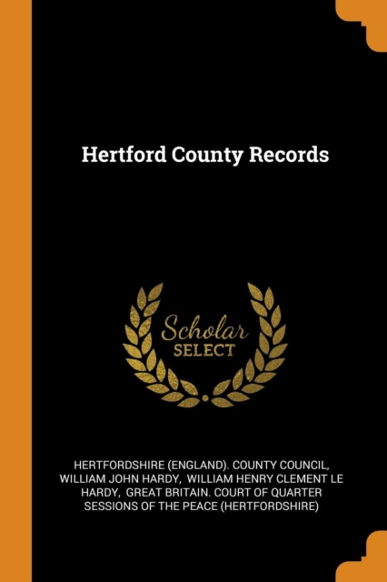 Hertford County Records, Paperback / softback Book