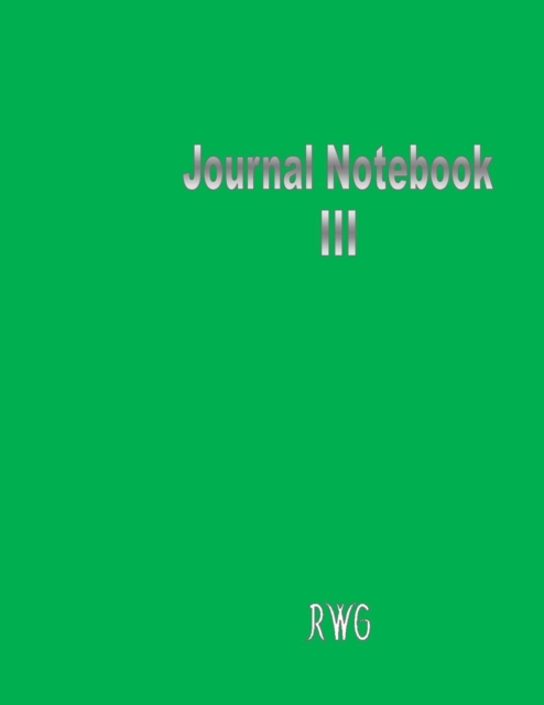 Journal Notebook III : Full-Color 31-Page Journal Notebook, Paperback / softback Book