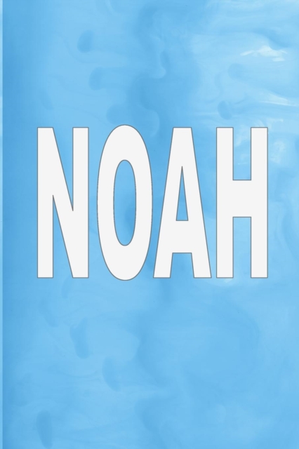 Noah : 100 Pages 6 X 9 Personalized Name on Journal Notebook, Paperback / softback Book