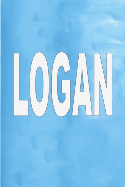 Logan : 100 Pages 6 X 9 Personalized Name on Journal Notebook, Paperback / softback Book