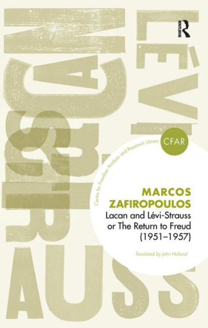 Lacan and Levi-Strauss or The Return to Freud (1951-1957), Hardback Book