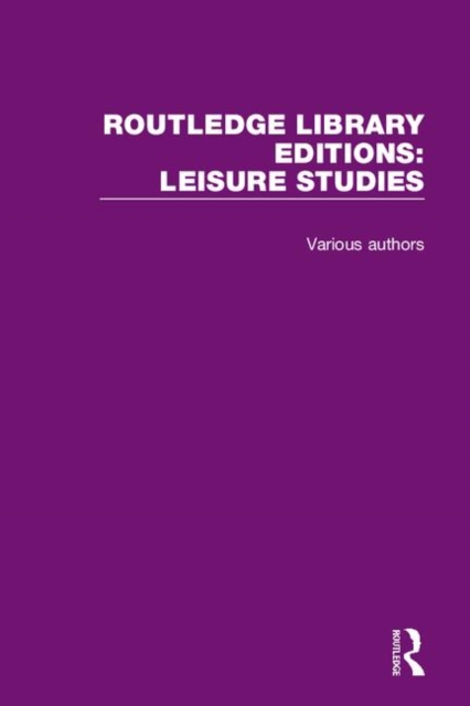 Routledge Library Editions: Leisure Studies, Multiple-component retail product Book