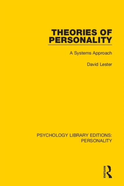 Theories of Personality : A Systems Approach, Hardback Book