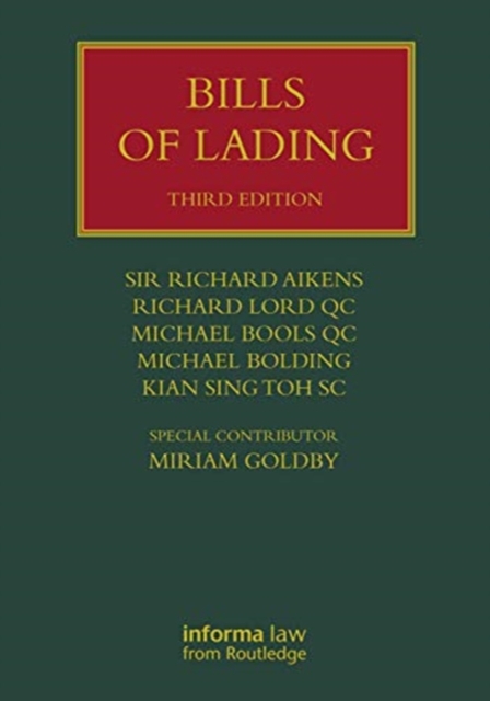 Bills of Lading, Hardback Book