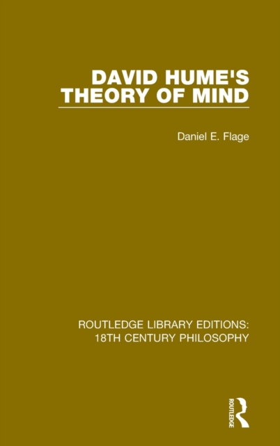 David Hume's Theory of Mind, Hardback Book