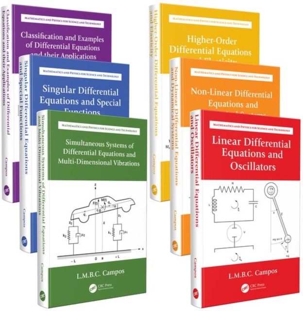 Ordinary Differential Equations with Applications to Trajectories and Vibrations, Six-Volume Set, Multiple-component retail product Book