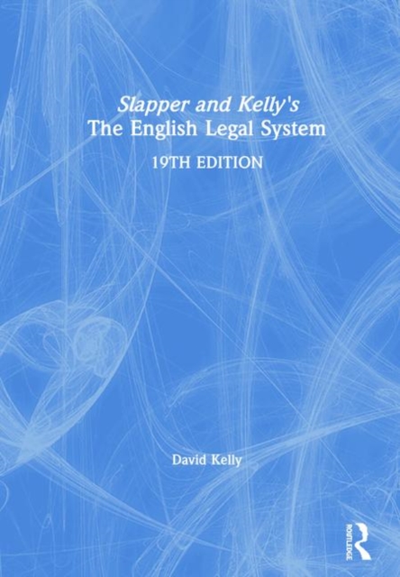 Slapper and Kelly's The English Legal System, Hardback Book