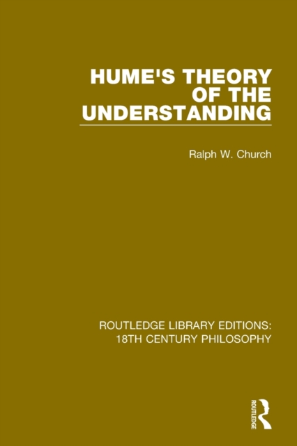 Hume's Theory of the Understanding, Paperback / softback Book