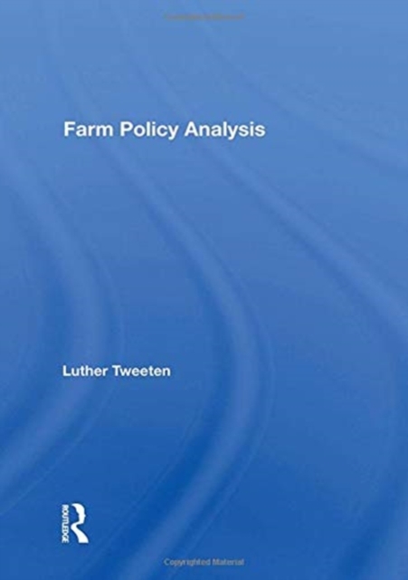 Farm Policy Analysis, Paperback / softback Book