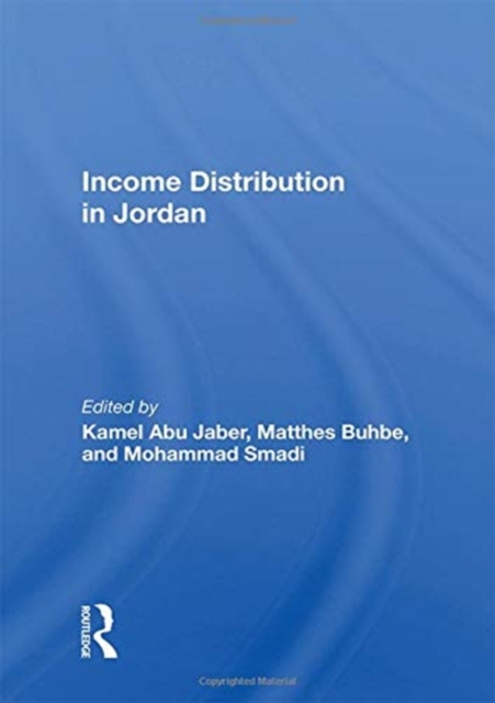 Income Distribution In Jordan, Paperback / softback Book