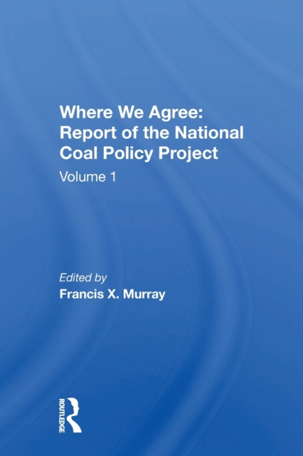 National Coal Policy Vol 1, Paperback / softback Book