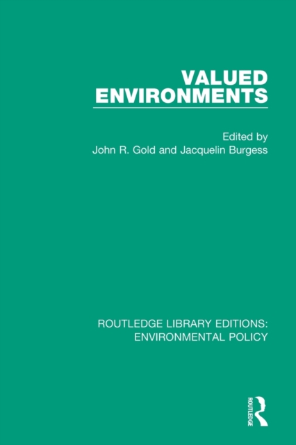 Valued Environments, Paperback / softback Book