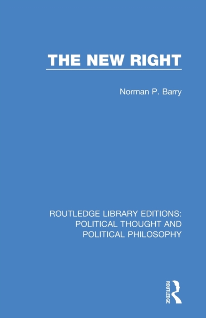 The New Right, Paperback / softback Book