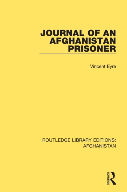 Journal of an Afghanistan Prisoner, Paperback / softback Book