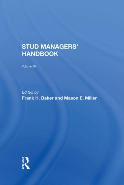 Stud Managers' Handbook, Vol. 19, Hardback Book
