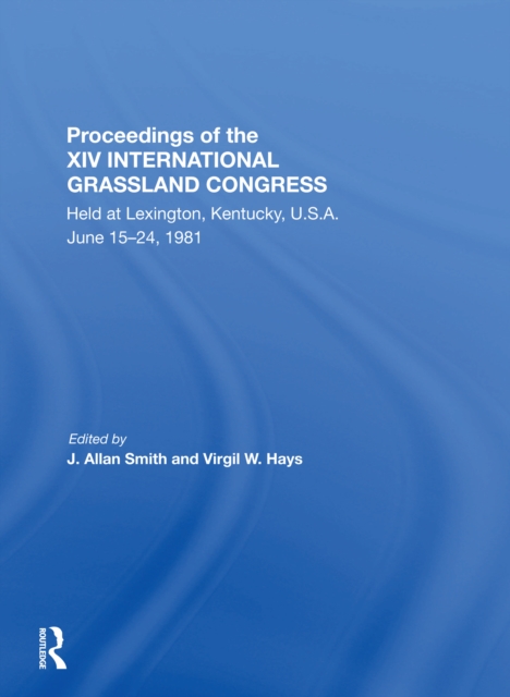 Proceedings Of The Xiv International Grassland Congress, Paperback / softback Book