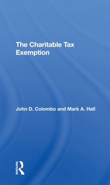 The Charitable Tax Exemption, Paperback / softback Book