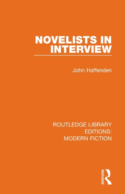 Novelists in Interview, Paperback / softback Book