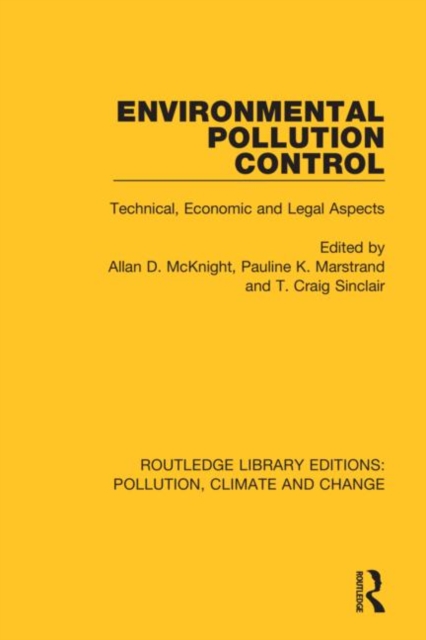 Environmental Pollution Control : Technical, Economic and Legal Aspects, Hardback Book