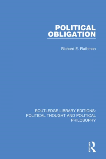 Political Obligation, Hardback Book