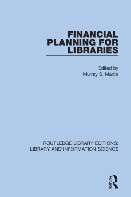 Financial Planning for Libraries, Hardback Book