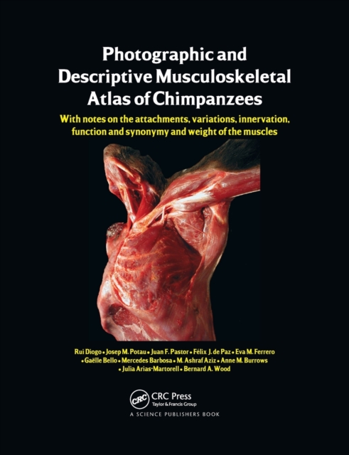 Photographic and Descriptive Musculoskeletal Atlas of Chimpanzees : With Notes on the Attachments, Variations, Innervation, Function and Synonymy and Weight of the Muscles, Paperback / softback Book