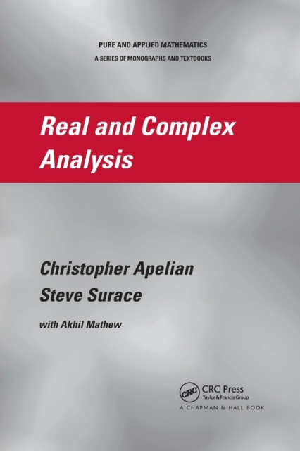 Real and Complex Analysis, Paperback / softback Book